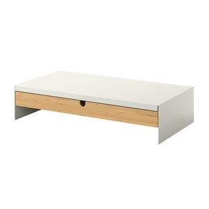 ELLOVEN
Monitor stand with drawer, white